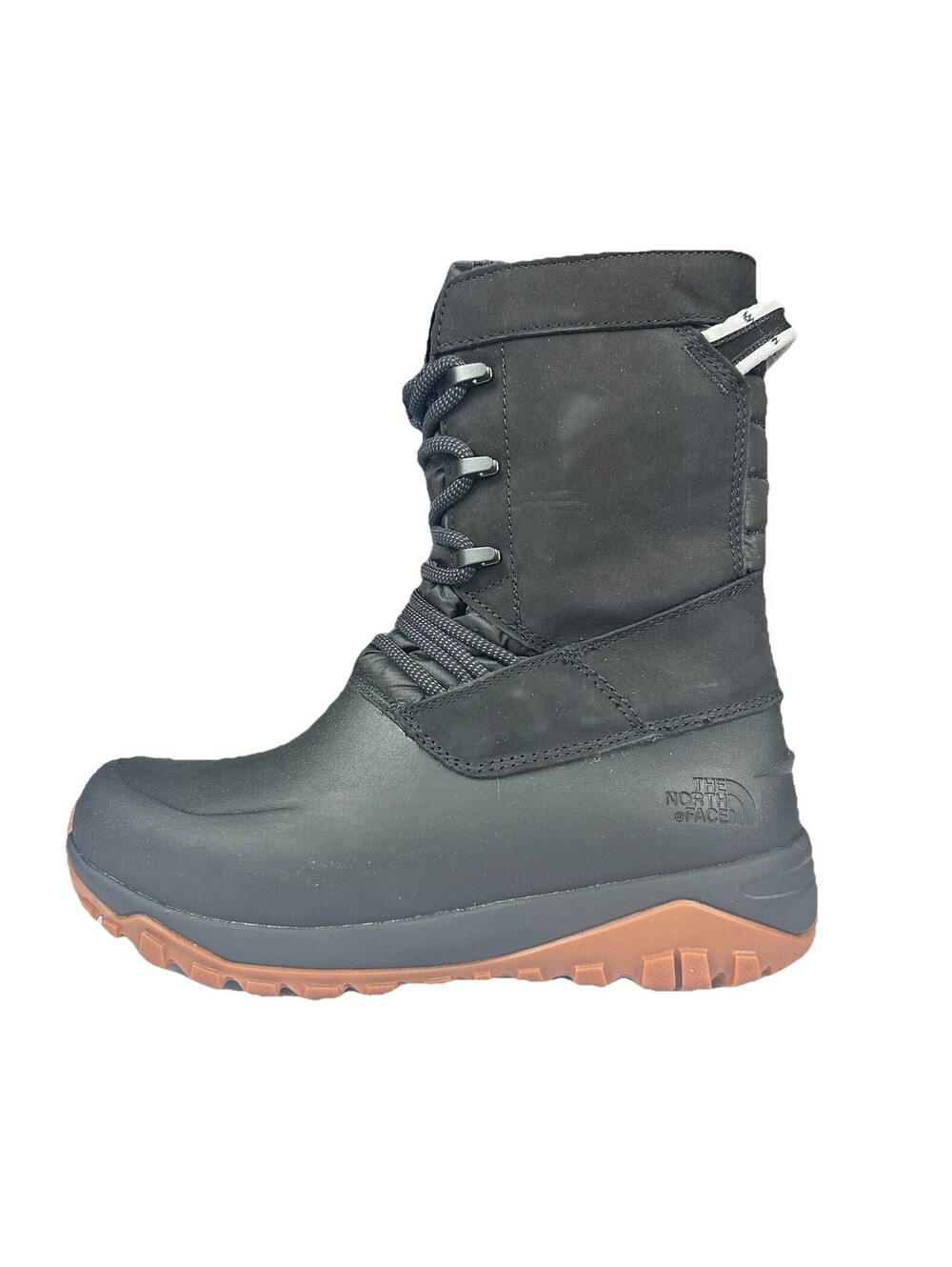 The North Face Yukiona Mid Cold Weather Boots Women's Size 9.5 Black Gum Bottom